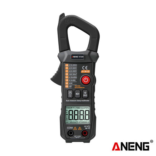 [EZR.2000066] Aneng ST208 Digital Clamp Meter Multimeter 6000 counts Fire Detection AC Current