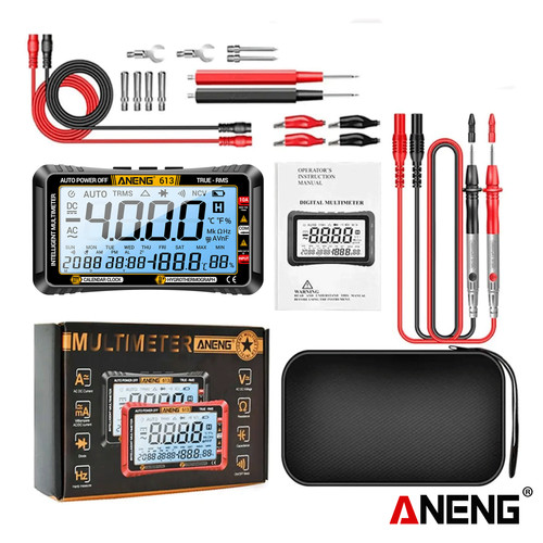 [EZR.2000071] Aneng 613 Pro 3 in 1 Smart Multimeter 4000 Counts Digital AC/DC Curent Voltage Resistor Measurement