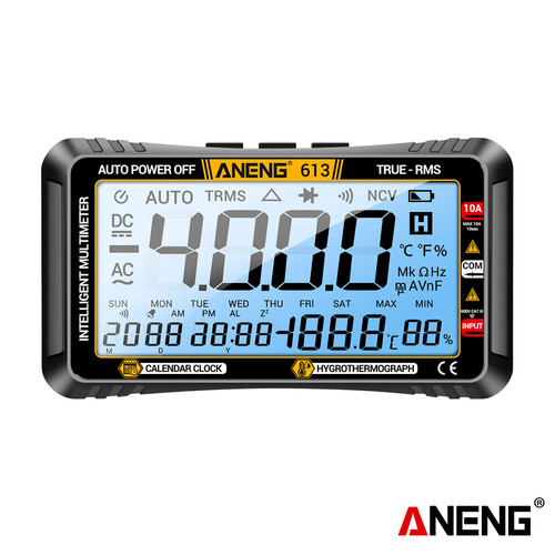 [EZR.2000072] Aneng 613 3 in 1 Smart Multimeter 4000 Counts Digital AC/DC Curent Voltage Resistor Measurement