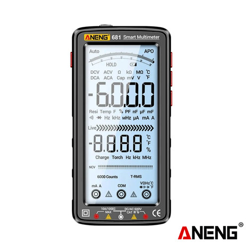 [EZR.2000210] Aneng 681 Smart Digital Multimeter Rechargeable Capacitance Original