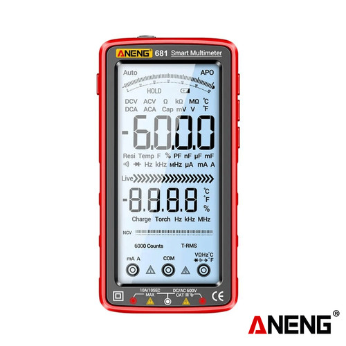 [EZR.2000212] Aneng 681 Smart Anti-burn Rechargeable Multimeter Hz Diode Original