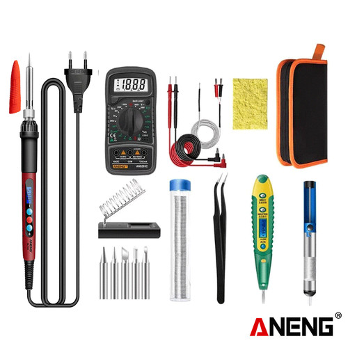 [EZR.2000262] Aneng SL103-17 Solder Digital Kit Set Adjustable Temperature Original