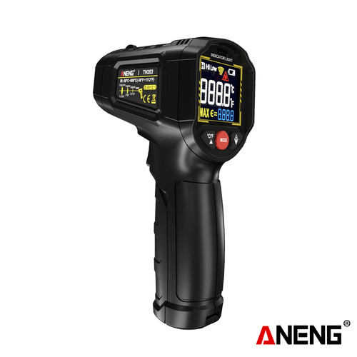 [EZR.2000330] Aneng TH203 Digital Infrared Thermometer -50~600℃ Temperature Meter Non-contact Pyrometer Tester