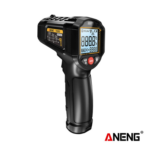 [EZR.2000331] Aneng TH202 Thermometer Gun Infrared Laser Car Test Non Contact IR Laser Heat Temperature