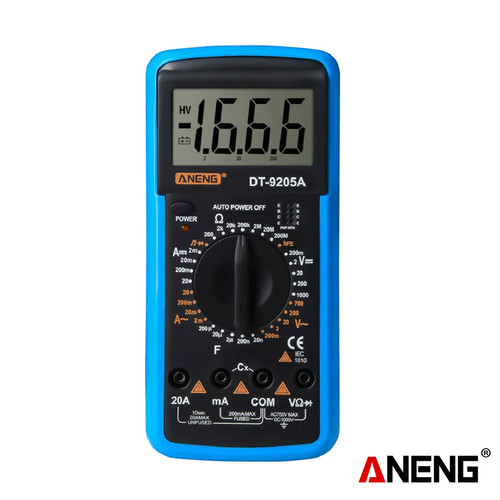 [EZR.2000370] Aneng DT9205A Multimeter Digital Professional Tester Meter Original