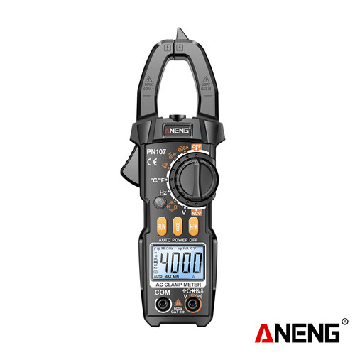 [EZR.2000376] Aneng PN107 Digital Clamp Meter 600V AC/DC Volt Multitester NCV Bazer