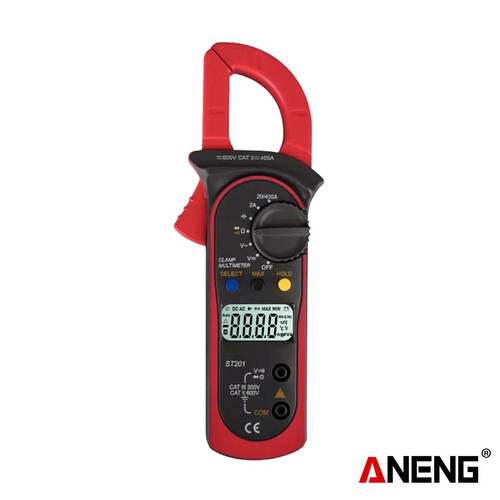 [EZR.2000425] Aneng ST201 Tang Ampere 400A AC Digital Clamp Meter Original