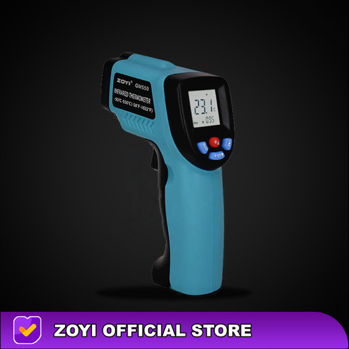 [EZR.2100055] ZOYI GM550 Digital Infrared Thermometer IR Termometer Laser Termo Gun