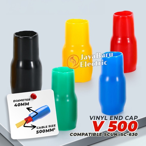[EZM.5800025] Vinil Vinyl End Cap Terminal Insulation Kondom Skun V500