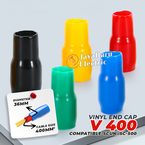 [EZM.5800026] Vinil Vinyl End Cap Terminal Insulation Kondom Skun V400