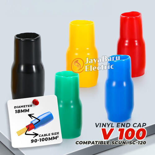 [EZM.5800032] Vinil Vinyl End Cap Terminal Insulation Kondom Skun V100