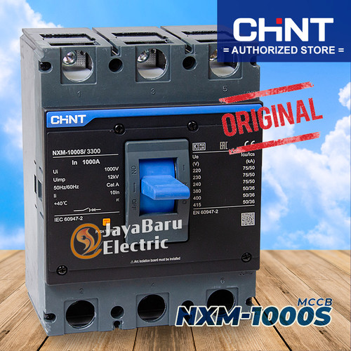 [EZM.5800117] CHINT MCCB Breaker NXM-1000S NXM1000S 3P 1000A