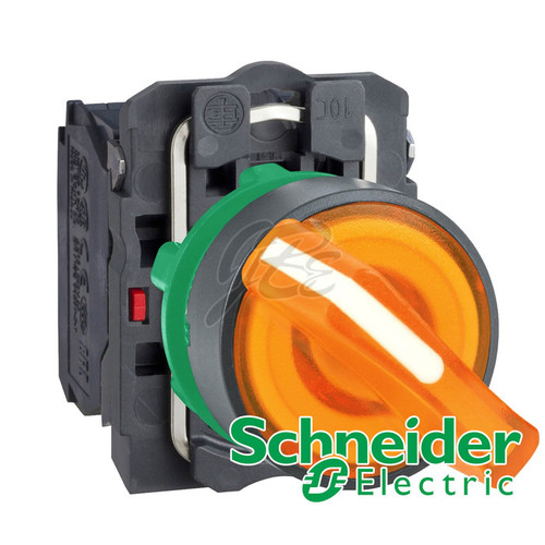 [EZM.5800148] Selector Switch Lamp Plastik Schneider Kuning XB5AK125B5 24V AC
