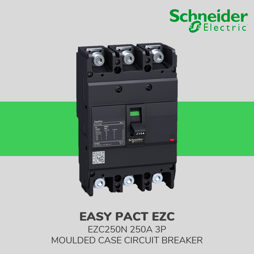 [EZM.5800183] Schneider MCCB EasyPact EZC250N 3P 125A 160A 200A 225A 250A