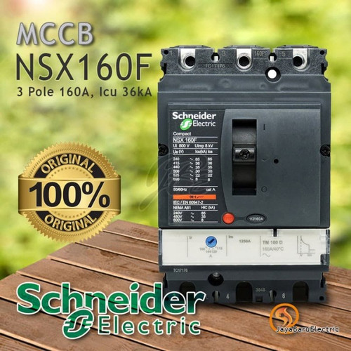 [EZM.5800193] MCCB Schneider NSX160F 3P 125A 160A