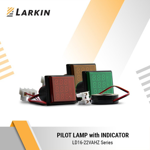 [EZM.5800230] Pilot Lamp LED Voltage Ampere Hz Indicator LARKIN LD16-22VAHz