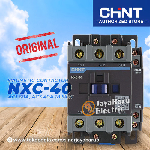 [EZM.5800286] Contactor Kontaktor CHINT NXC-40 NXC40 24V 36V 48V 110V 220V 400V