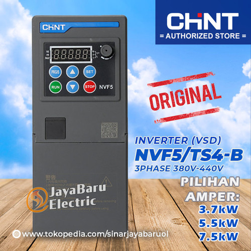 [EZM.5800410] Inverter CHINT NVF5 TS4B 3P 3Phase 3.7kW 5.5kW 7.5kW 380V