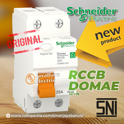 [EZM.5800437] RCCB ELCB Domae SCHNEIDER 2P 1P+N 25A 40A 63A 30ma 300ma
