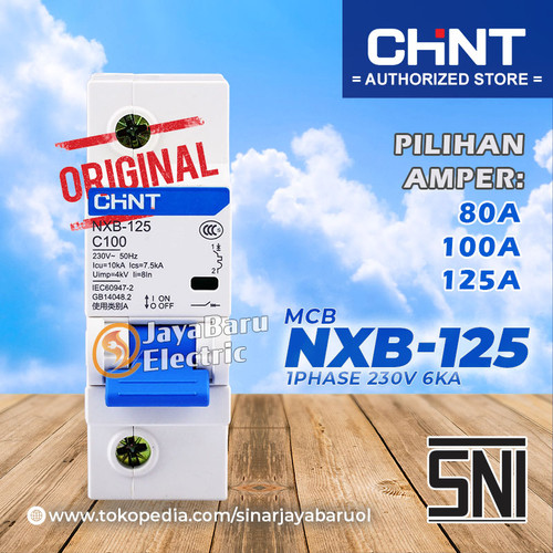 [EZM.5800563] MCB Chint NXB-125 NXB125 1P 80A 100A 125A