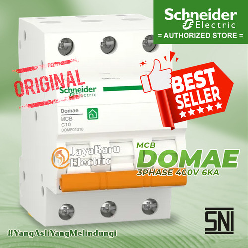 [EZM.5800591] MCB Schneider Domae 3P 25A 32A 40A 50A 63A 6kA SNI
