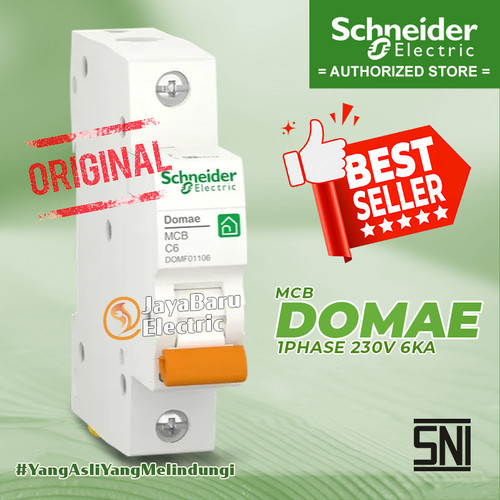 [EZM.5800598] MCB Schneider Domae 1P 2A 4A 6kA SNI