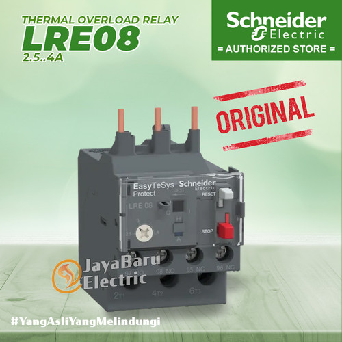 [EZM.5800669] Thermal Overload Relay Schneider LRE-08 LRE08 2.5-4A