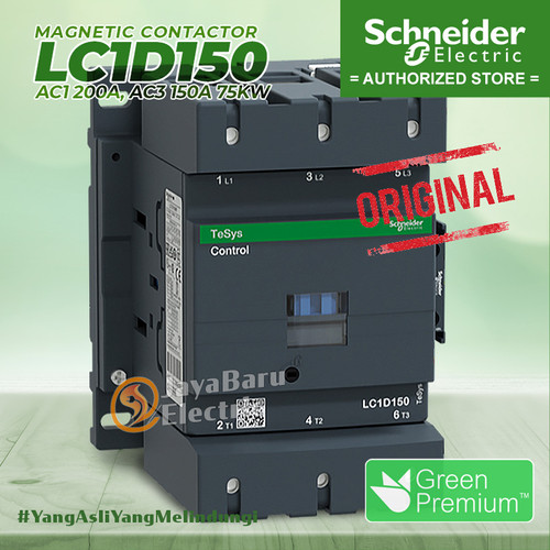 [EZM.5800710] Kontaktor Contactor Schneider LC1D150 150A 24V 42V 48V 110V 220V 380V