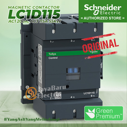 [EZM.5800711] SCHNEIDER Kontaktor Contactor LC1D115 24V 42V 48V 110V 220V 380V LC1D115B7 LC1D115D7 LC1D115E7 LC1D115F7 LC1D115M7 LC1D115Q7