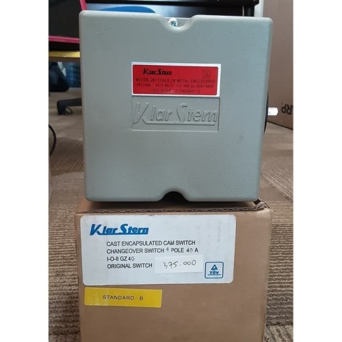 [EZM.5800721] COS / Ohm Saklar / Changeover Switch Klar Stern 4P 40A GZ40