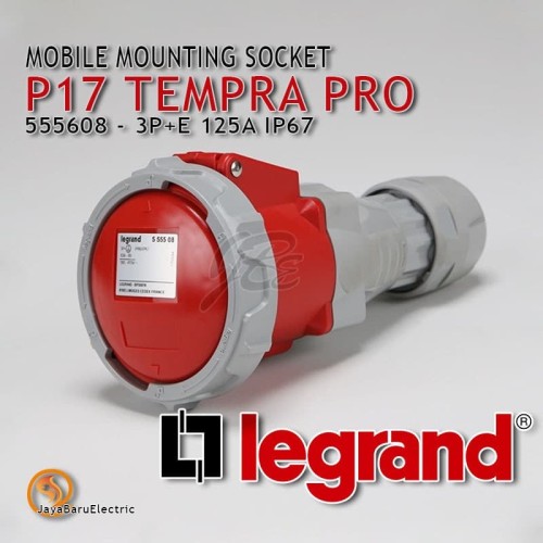 [EZM.5800726] Legrand Mobile Mounting Socket 3P+E / 4 Pin 125A P17 Tempra Pro 555608