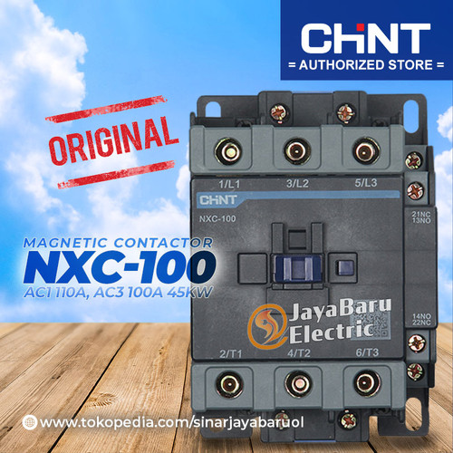[EZM.5800740] Contactor Kontaktor CHINT NXC-100 NXC100 24V 36V 48V 110V 220V 400V