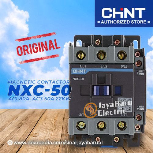 [EZM.5800743] Contactor Kontaktor CHINT NXC-50 NXC50 24V 36V 110V 220V 400V