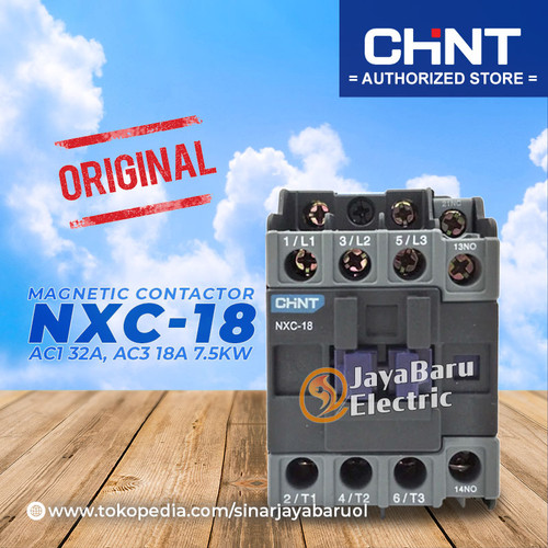 [EZM.5800750] Contactor Kontaktor CHINT NXC-18 NXC18 24V 36V 110V 220V 400V
