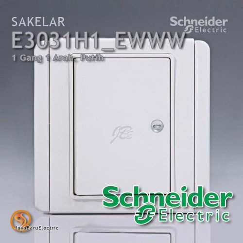 [EZM.5800825] Saklar Schneider Neo Horisontal Single Engkel 1 Gang 1 Arah Putih