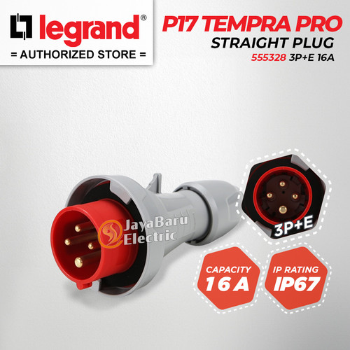 [EZM.5800945] Legrand Paket 1 Set Plug Surface Mounting Socket 3P+E / 4 Pin 16A