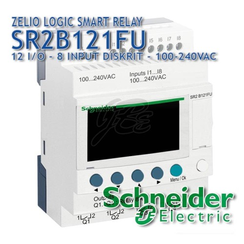 [EZM.5800954] Smart Relay Schneider Zelio Logic SR2B121FU 100-240VAC