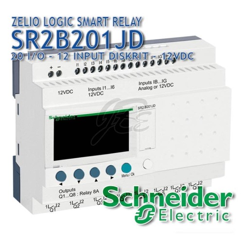 [EZM.5800957] Smart Relay Schneider Zelio Logic SR2B201JD 12VDC