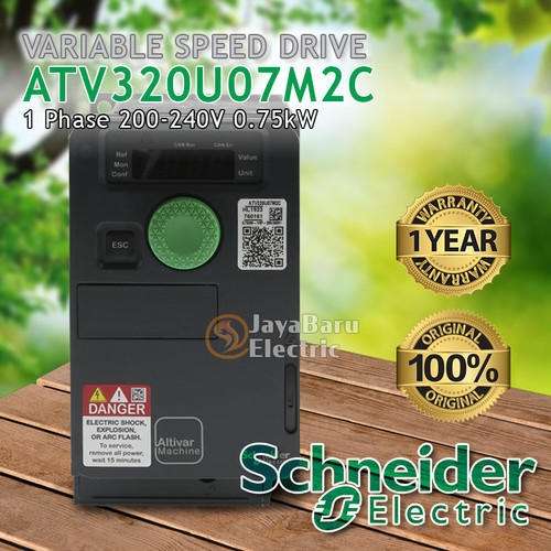 [EZM.5800970] Inverter Schneider Variable Speed Drive ATV320U07M2C 0.75kW 1P 220V