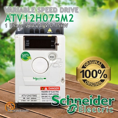 [EZM.5800976] Inverter Schneider VSD ATV12 ATV12H075M2 0.75kW 1P 220V