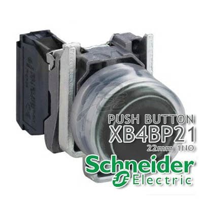 [EZM.5800996] Push Button Besi Tipe Booted Schneider Hitam XB4BP21