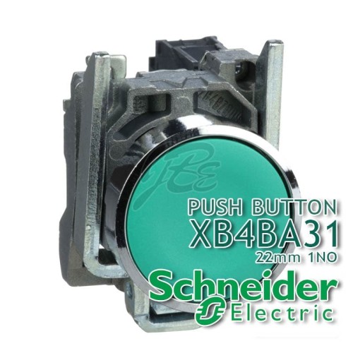 [EZM.5800999] Push Button Besi Tipe Flush Schneider Hijau XB4BA31