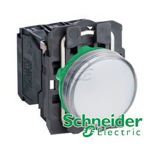 [EZM.5801028] Pilot Lamp Plastik Schneider Putih XB5AVM1 230V-240V AC