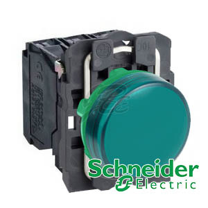 [EZM.5801032] Pilot Lamp Plastik Schneider Hijau XB5AVB3 24V AC/DC