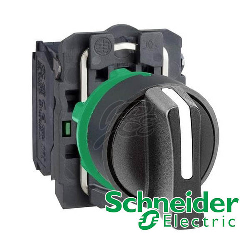 [EZM.5801040] Selector Switch Plastik Schneider 3 Posisi Stay Put XB5AD33