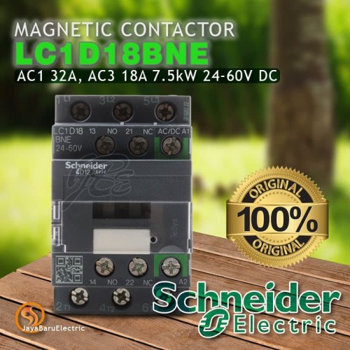 [EZM.5801146] Kontaktor Contactor Schneider LC1D18BNE LC1D18 18A 24V-60V AC / DC