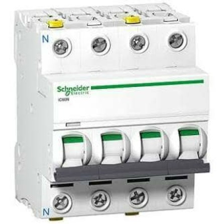 [EZM.5801173] MCB Schneider iC60N 4P 50A Acti9 A9F74450 Miniature Circuit Breaker