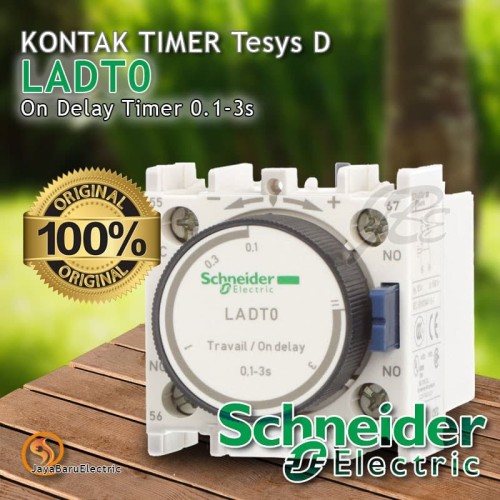 [EZM.5801188] Kontak Blok Tunda Waktu Hidup / Timer Schneider LADT LADT0