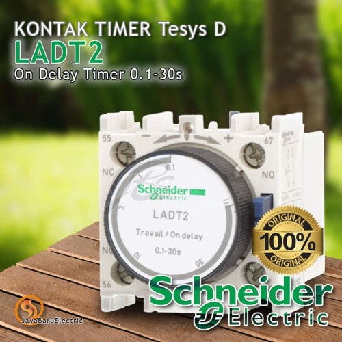 [EZM.5801189] Kontak Blok Tunda Waktu Hidup / Timer Schneider LADT LADT2