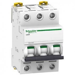 [EZM.5801221] MCB Schneider iC60N 3P 4A Acti9 A9F74304 Miniature Circuit Breaker